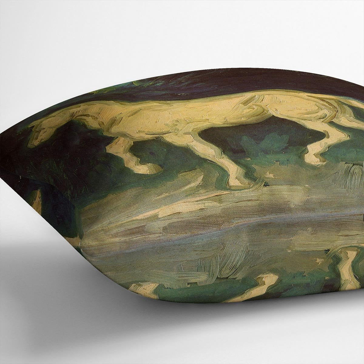 Plaster Statuette of a Horse by Van Gogh Throw Pillow