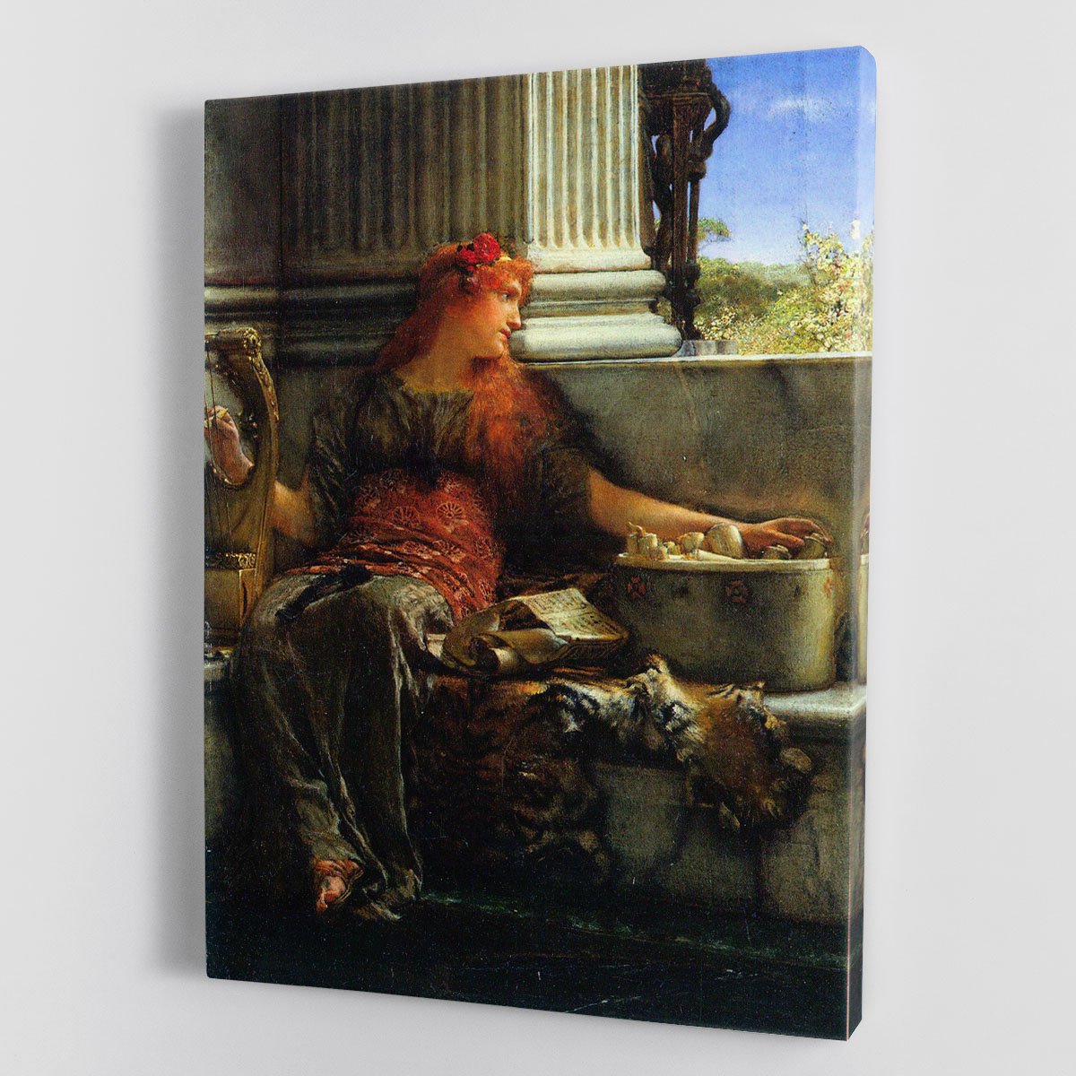 Poesie by Alma Tadema Canvas Print or Poster