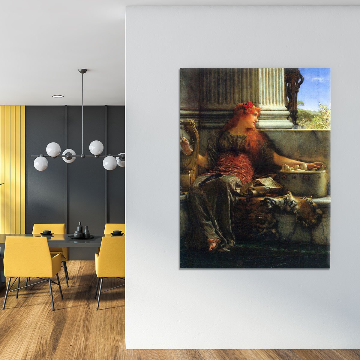 Poesie by Alma Tadema Canvas Print or Poster