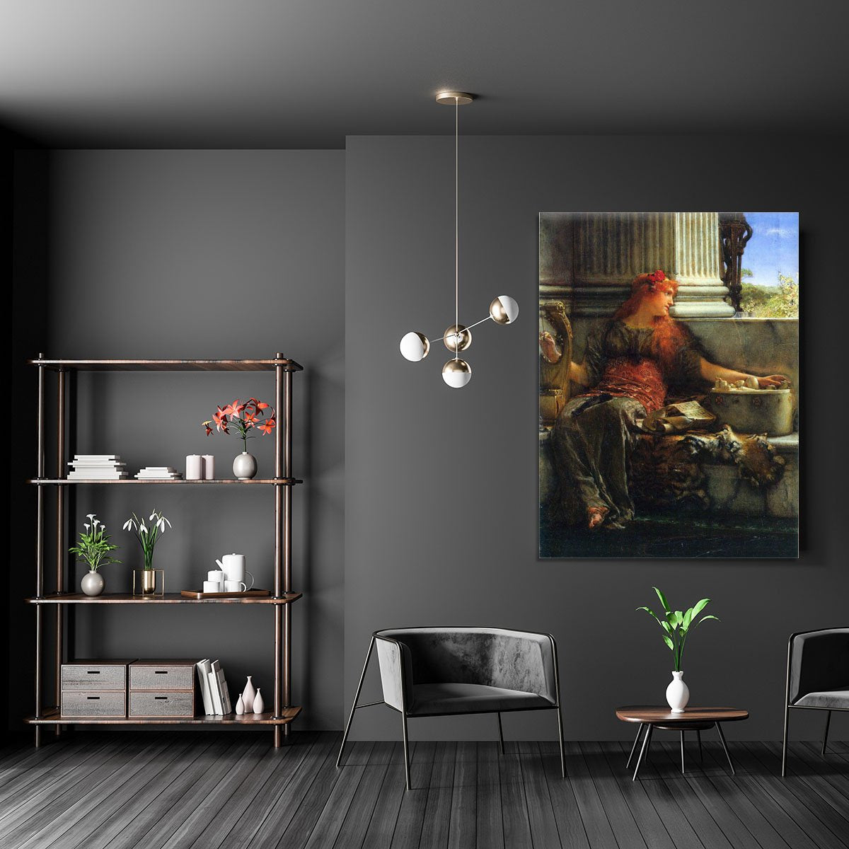 Poesie by Alma Tadema Canvas Print or Poster