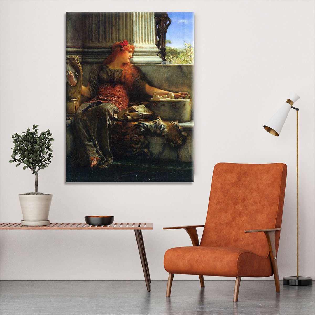 Poesie by Alma Tadema Canvas Print or Poster