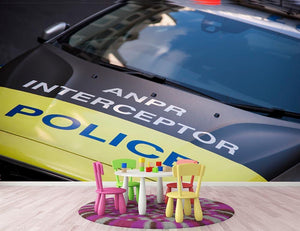 Police car Wall Mural Wallpaper - Canvas Art Rocks - 3