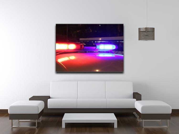 Police lights Canvas Print or Poster - Canvas Art Rocks - 4