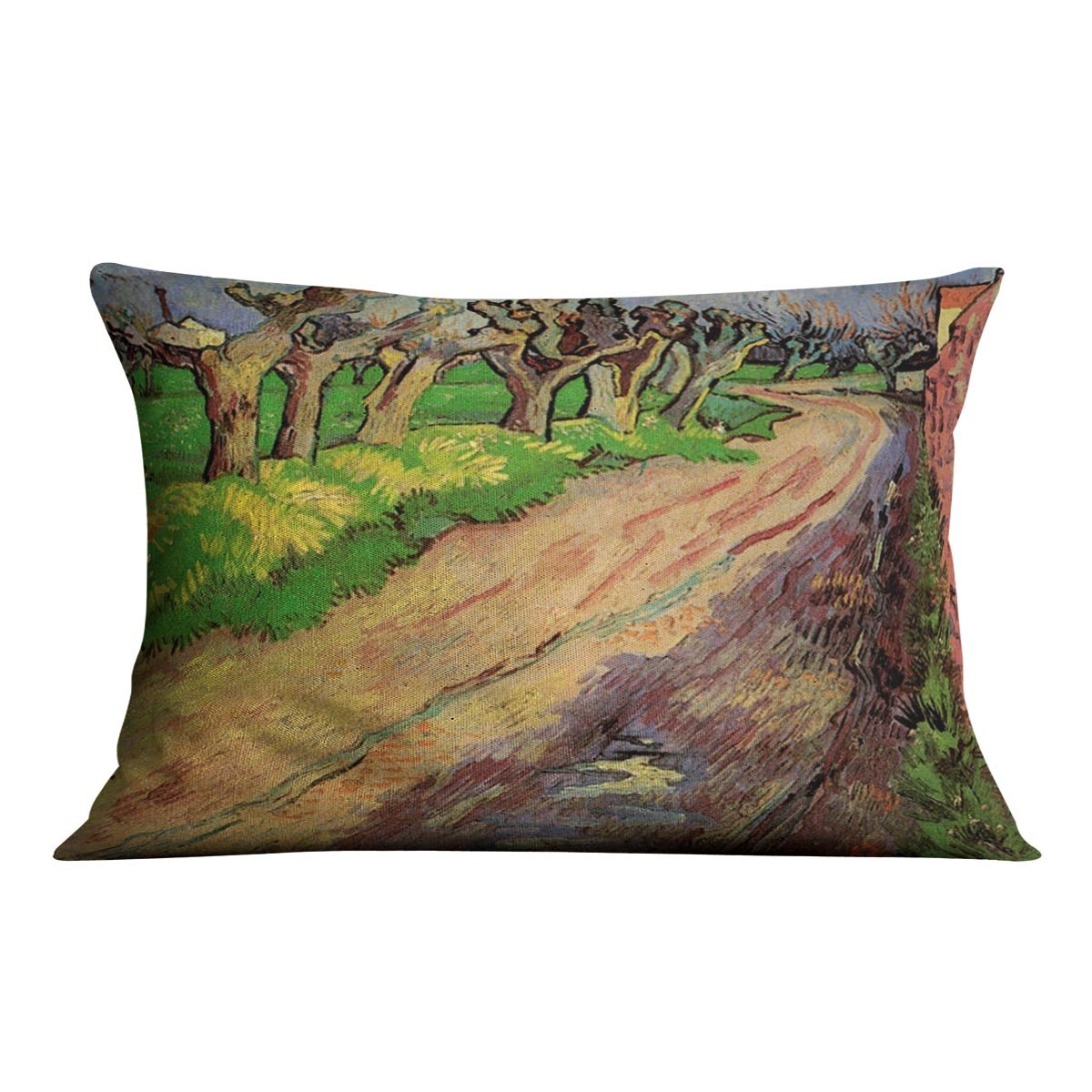 Pollard Willows by Van Gogh Throw Pillow