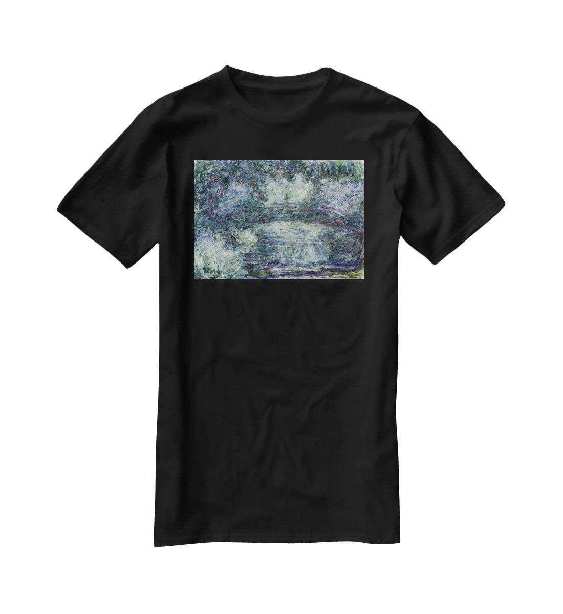 Pont Japonais Japanilainen silta by Monet T-Shirt - Canvas Art Rocks - 1