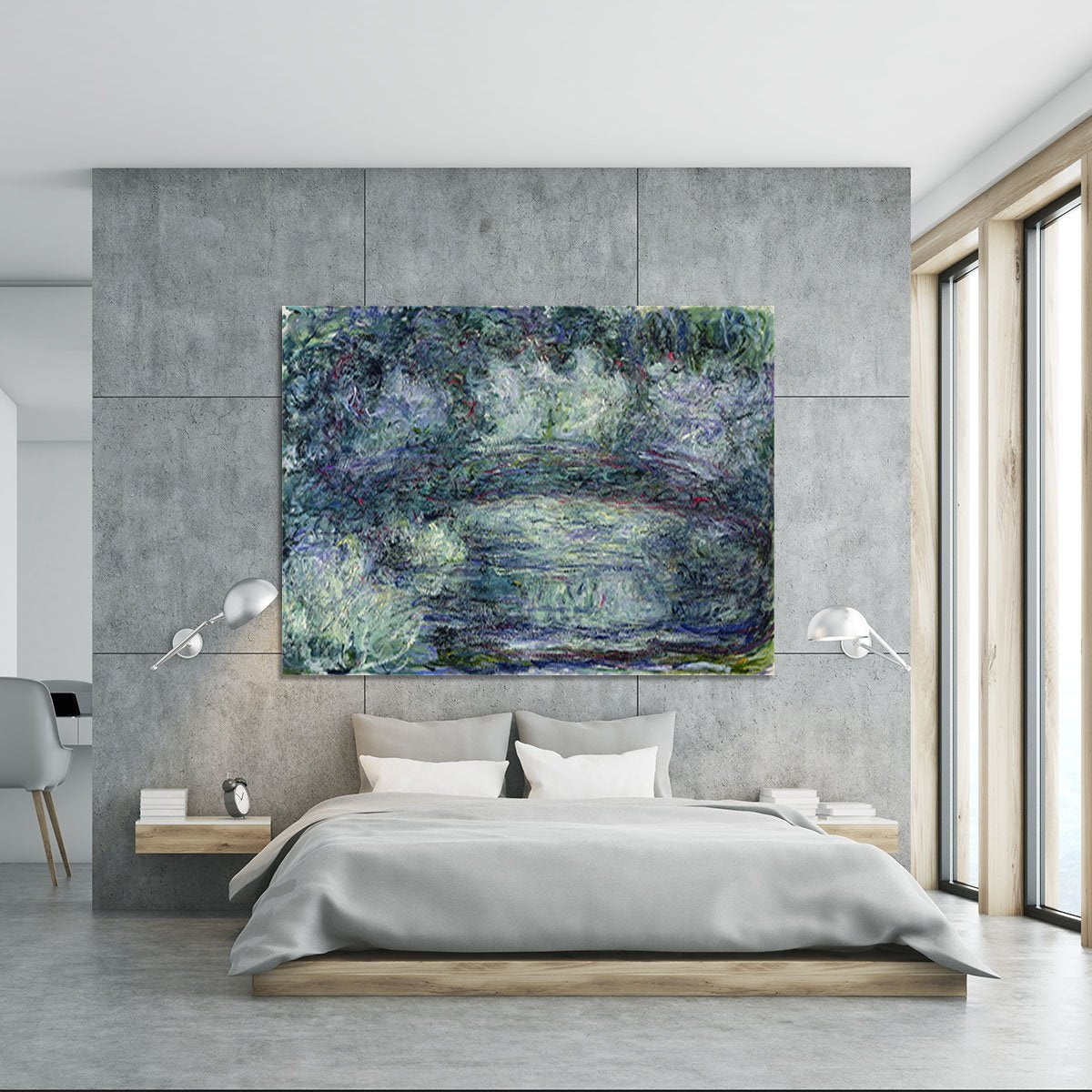 Pont Japonais Japanilainen silta by Monet Canvas Print or Poster