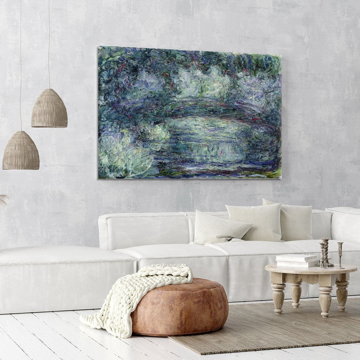 Pont Japonais Japanilainen silta by Monet Canvas Print or Poster