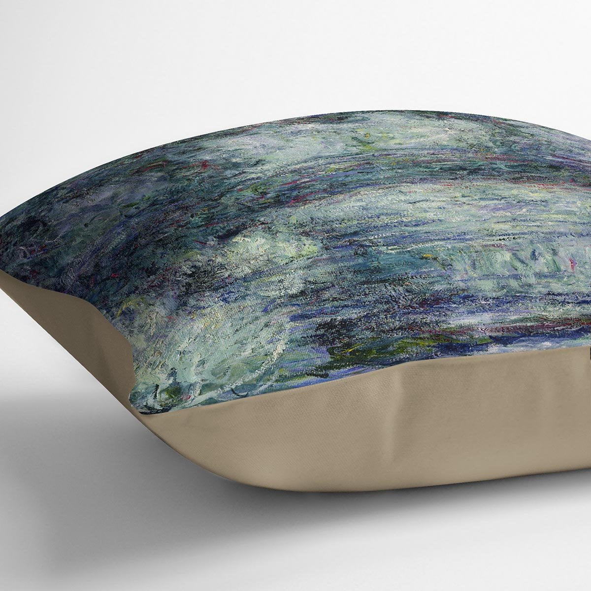 Pont Japonais Japanilainen silta by Monet Throw Pillow