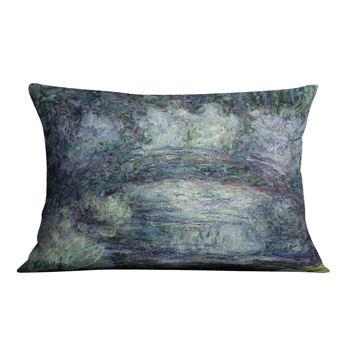 Pont Japonais Japanilainen silta by Monet Throw Pillow