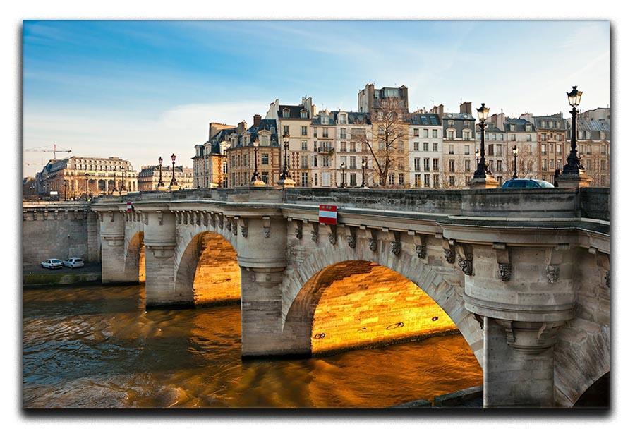 Pont neuf Ile de la Cite Canvas Print or Poster  - Canvas Art Rocks - 1