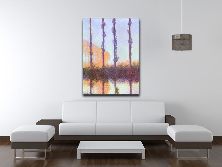 Poplars 3 by Monet Canvas Print & Poster - Canvas Art Rocks - 4