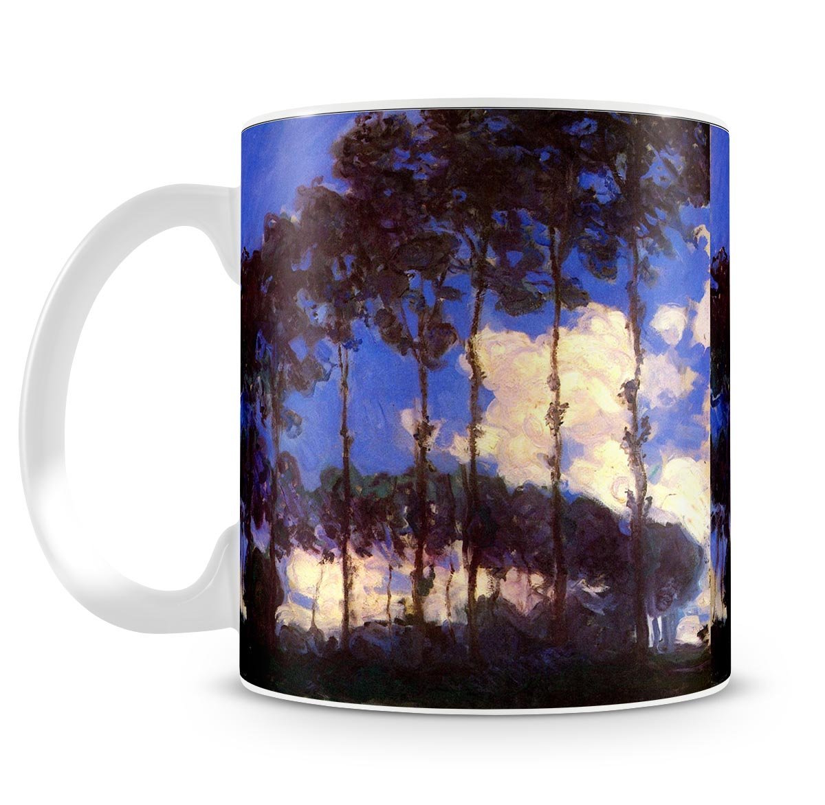 Poplars at the Epte by Monet Mug - Canvas Art Rocks - 4