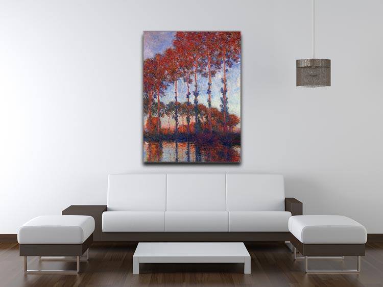 Poplars by Monet Canvas Print & Poster - Canvas Art Rocks - 4