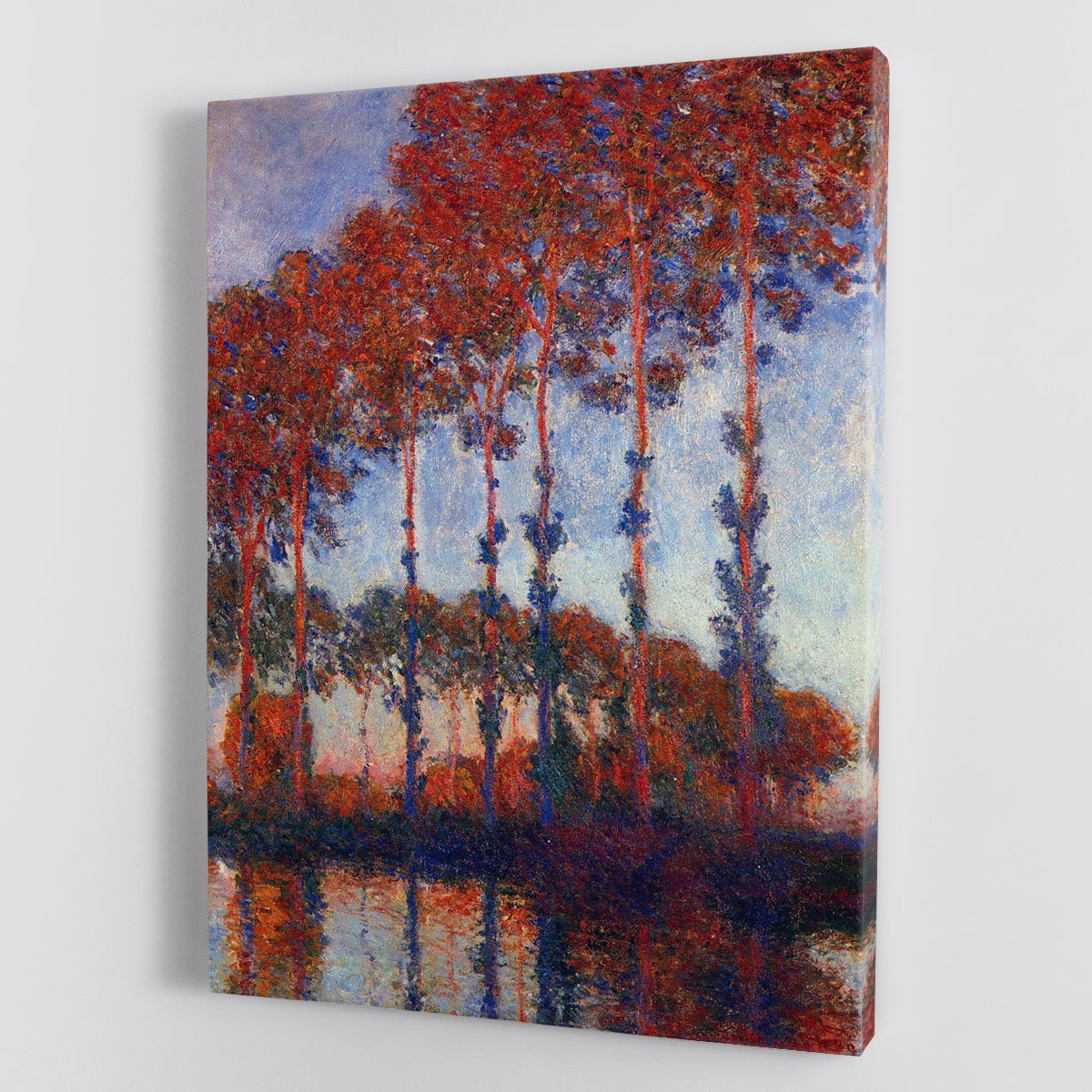 Poplars by Monet Canvas Print or Poster