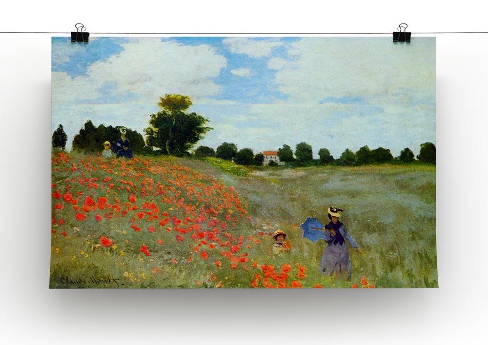 Poppies by Monet Canvas Print & Poster - Canvas Art Rocks - 2
