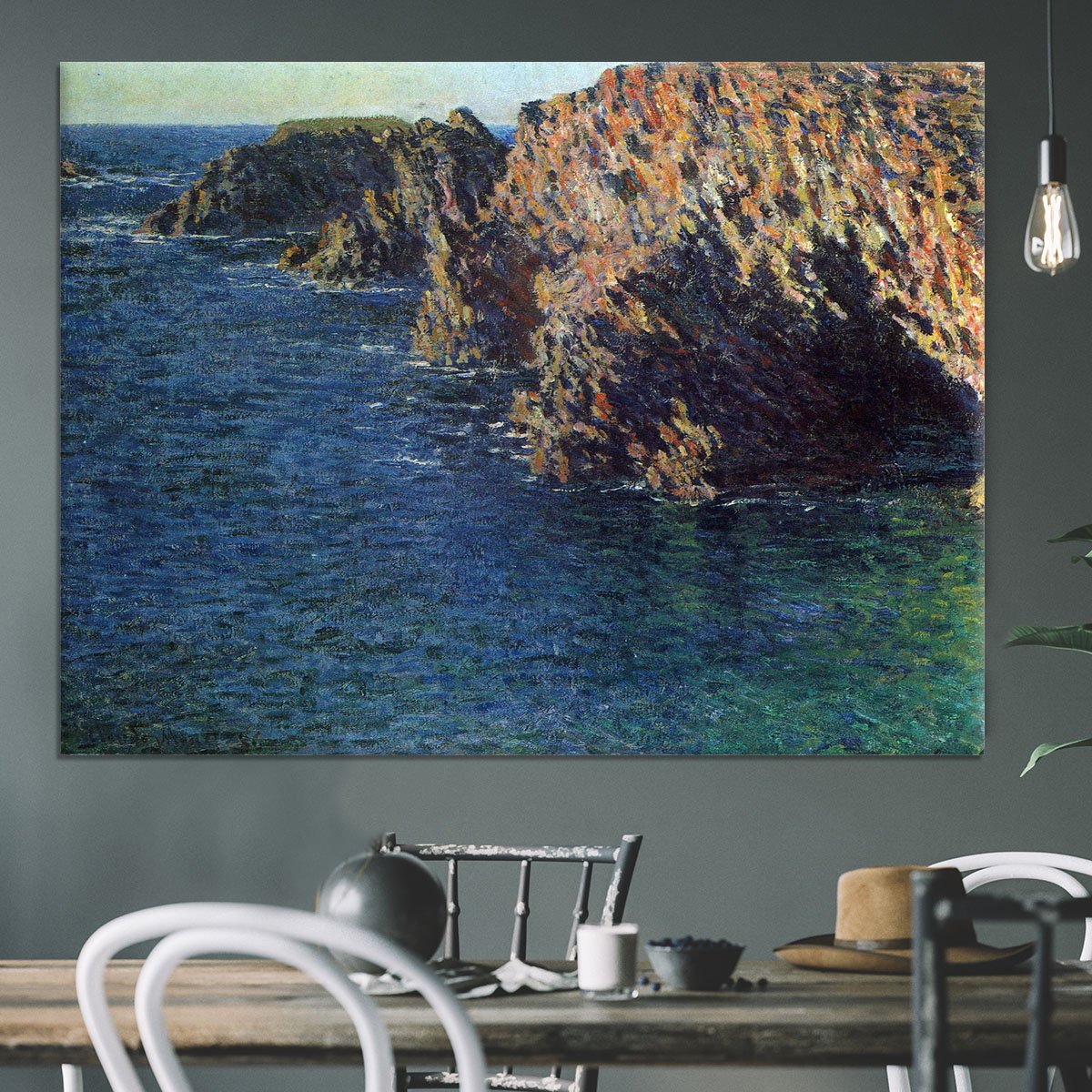 Port Domois by Monet Canvas Print or Poster