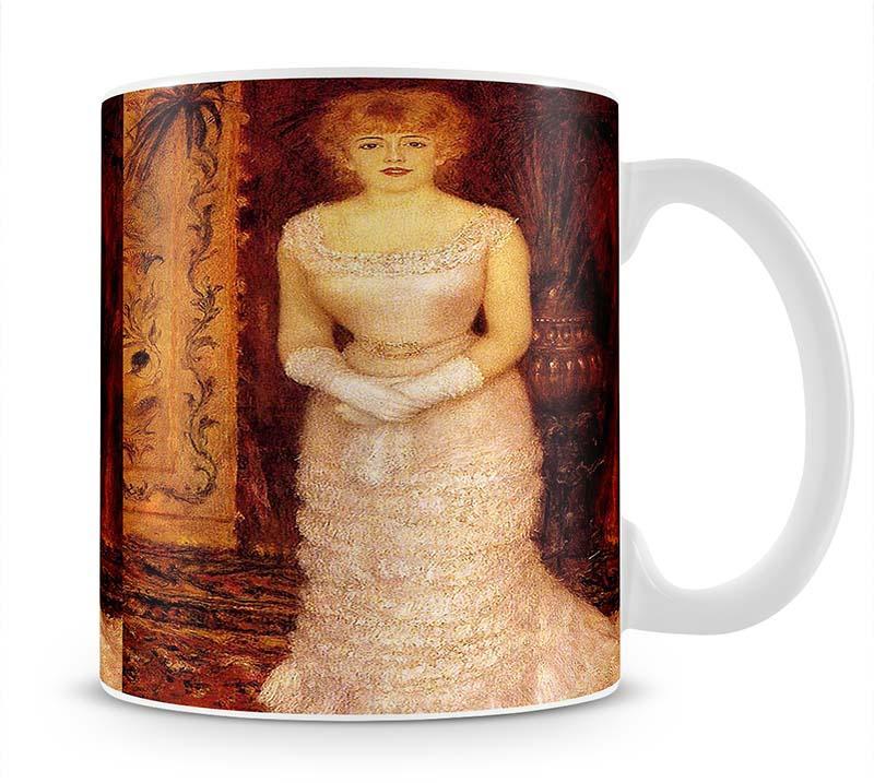 Portrait Of The Actress Jeanne Samary by Renoir Mug - Canvas Art Rocks - 1