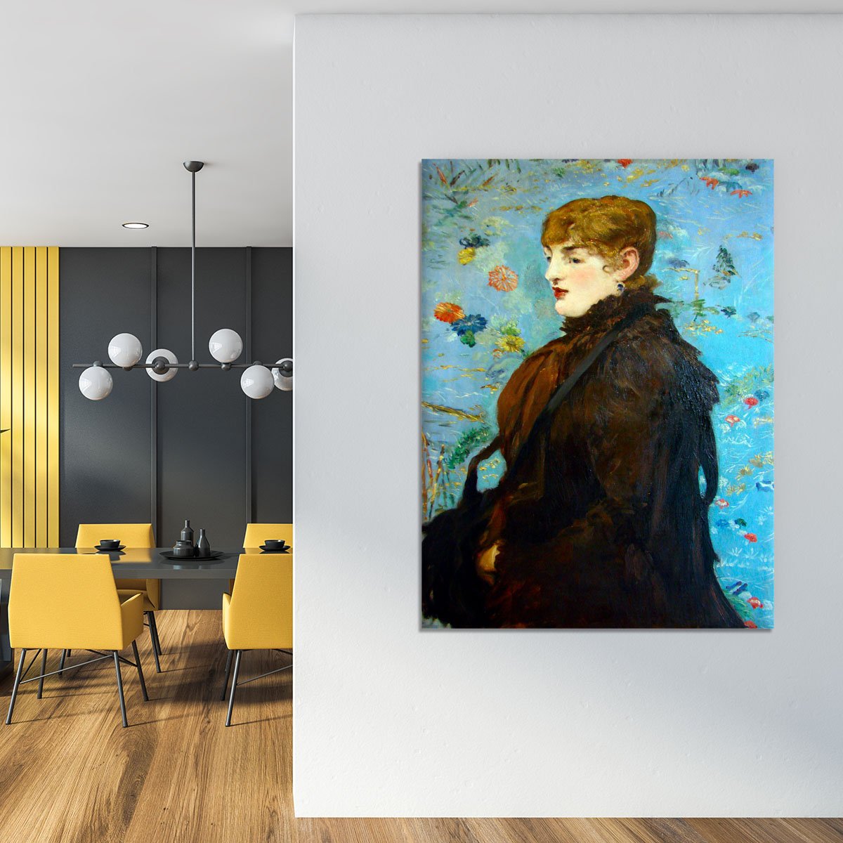 Portrait de MCry Laurent 1882 by Manet Canvas Print or Poster