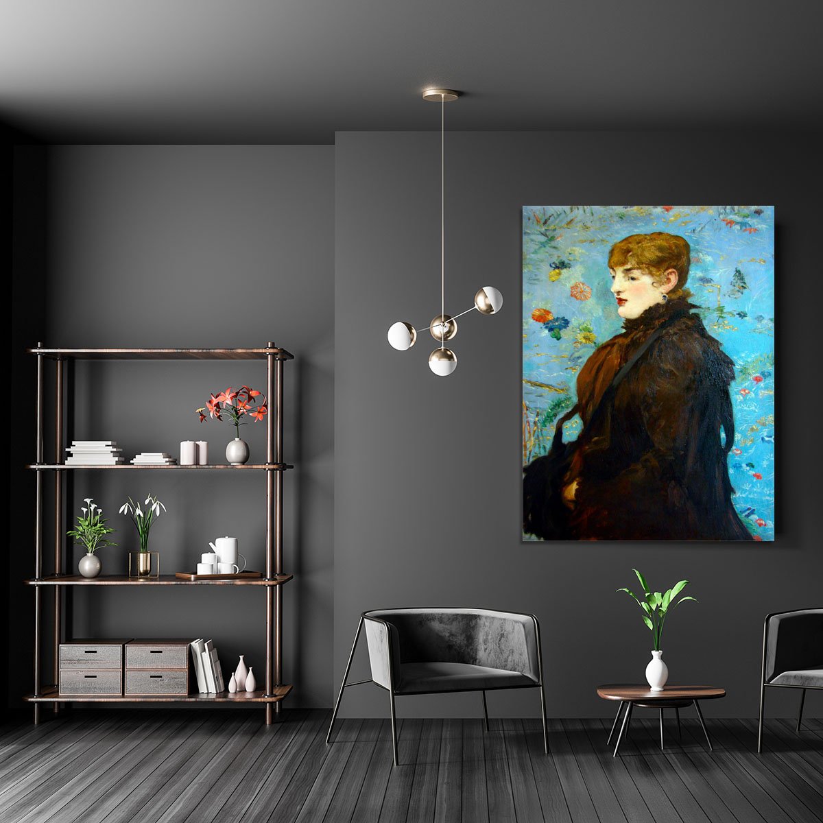 Portrait de MCry Laurent 1882 by Manet Canvas Print or Poster