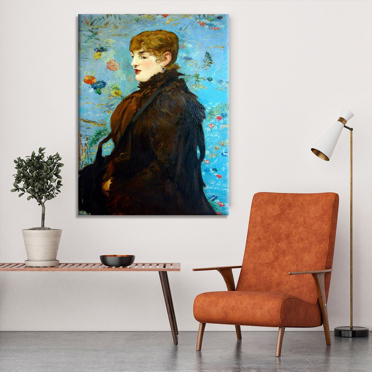 Portrait de MCry Laurent 1882 by Manet Canvas Print or Poster