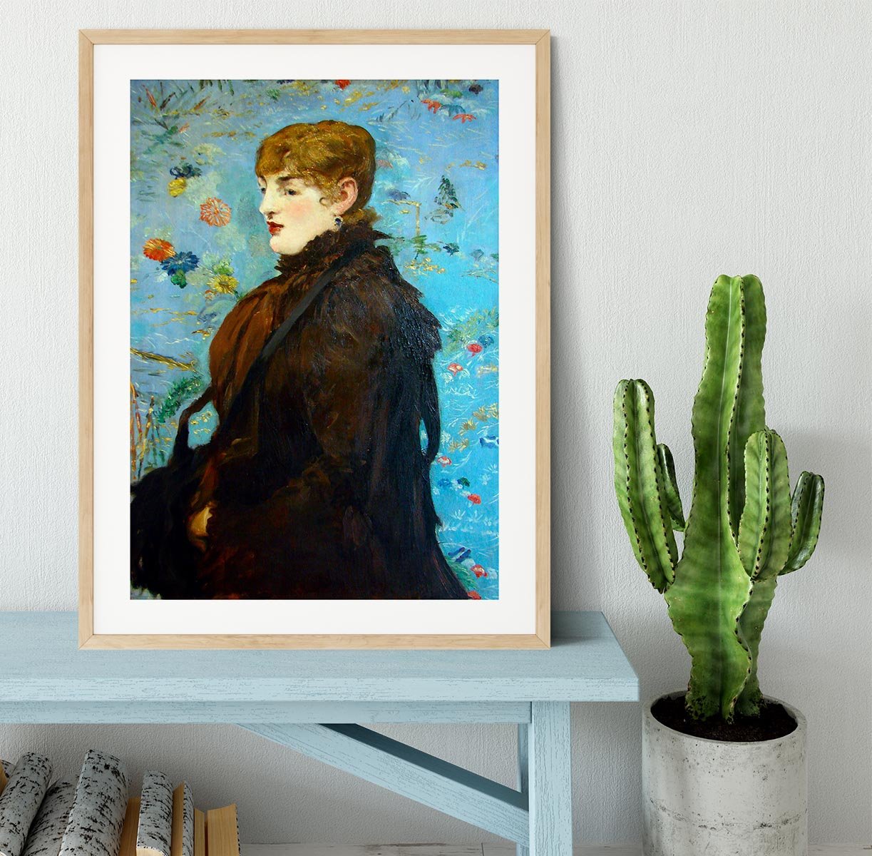 Portrait de MCry Laurent 1882 by Manet Framed Print - Canvas Art Rocks - 3