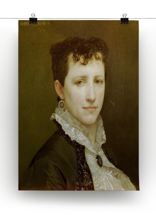Portrait de Mademoiselle Elizabeth Gardner By Bouguereau Canvas Print or Poster - Canvas Art Rocks - 2