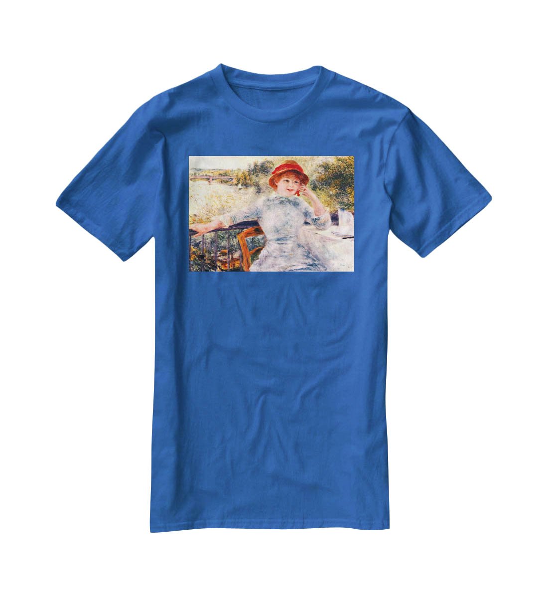 Portrait of Alphonsine Fournaise by Renoir T-Shirt - Canvas Art Rocks - 2