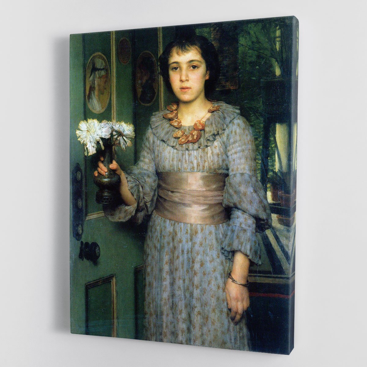 Portrait of Anna Alma Tadema by Alma Tadema Canvas Print or Poster