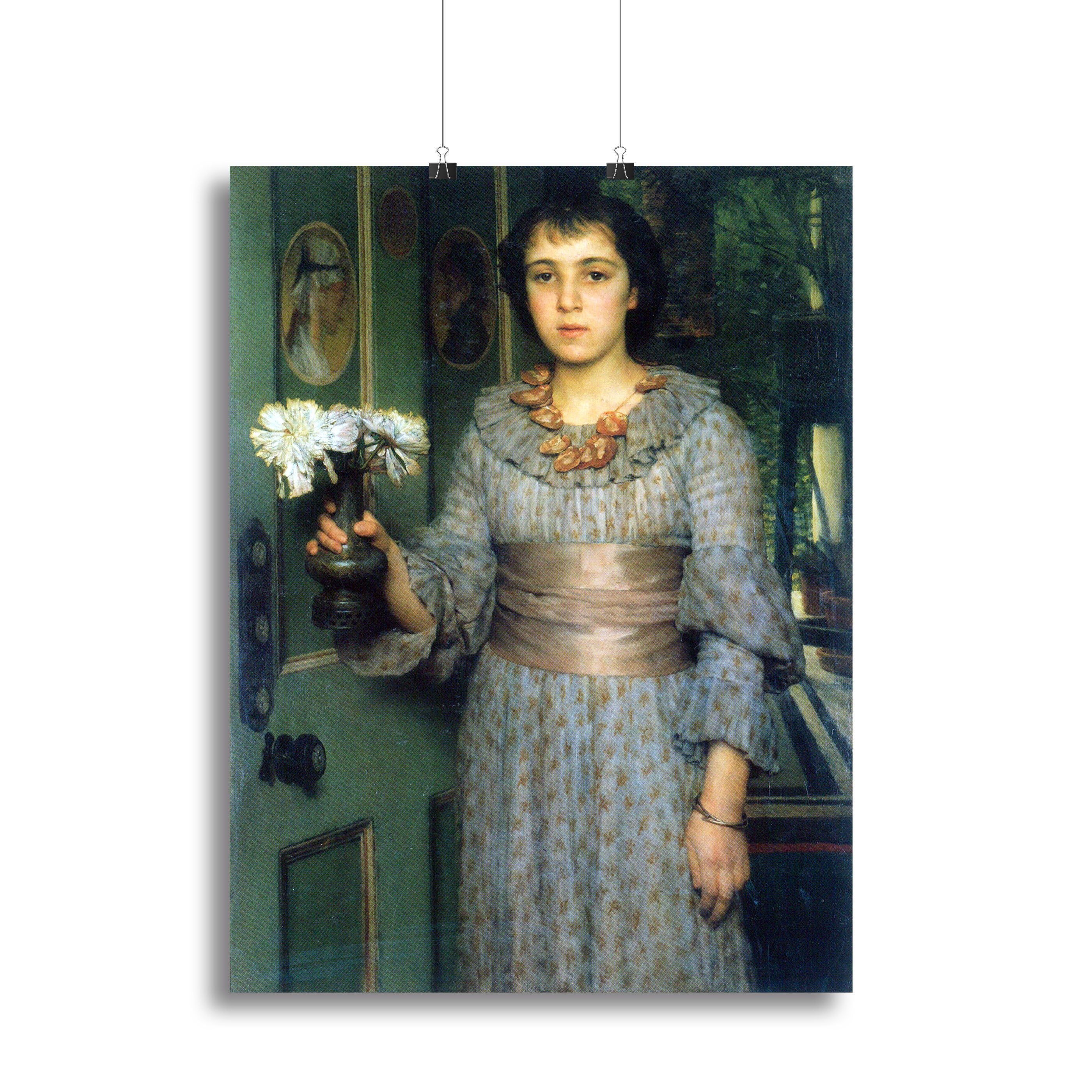 Portrait of Anna Alma Tadema by Alma Tadema Canvas Print or Poster