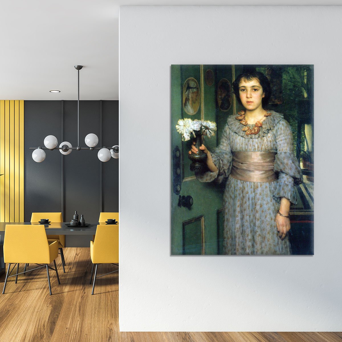 Portrait of Anna Alma Tadema by Alma Tadema Canvas Print or Poster