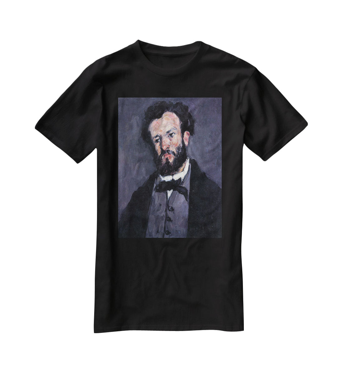 Portrait of Antony Valabrägue by Cezanne T-Shirt - Canvas Art Rocks - 1