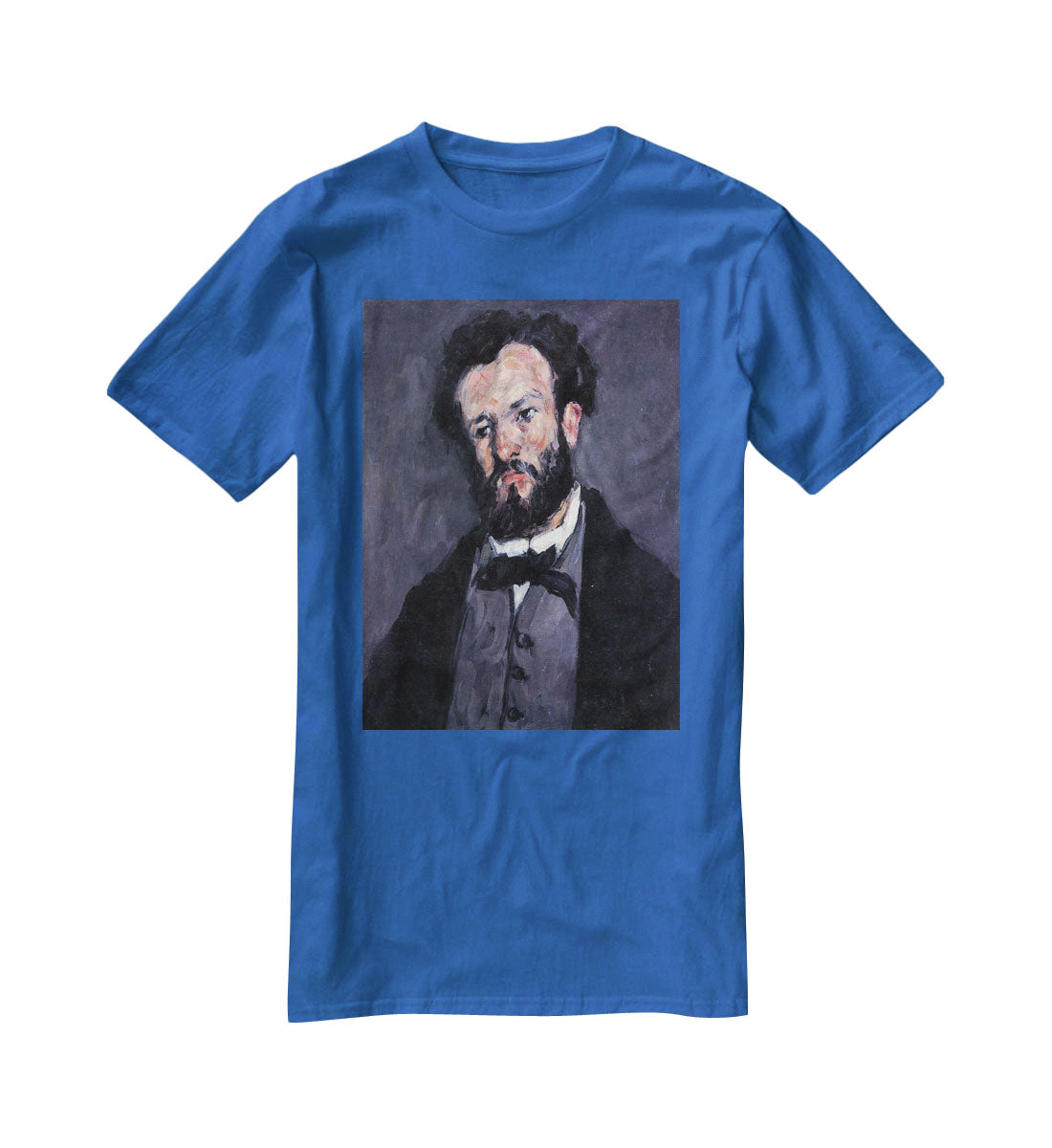 Portrait of Antony Valabrägue by Cezanne T-Shirt - Canvas Art Rocks - 2