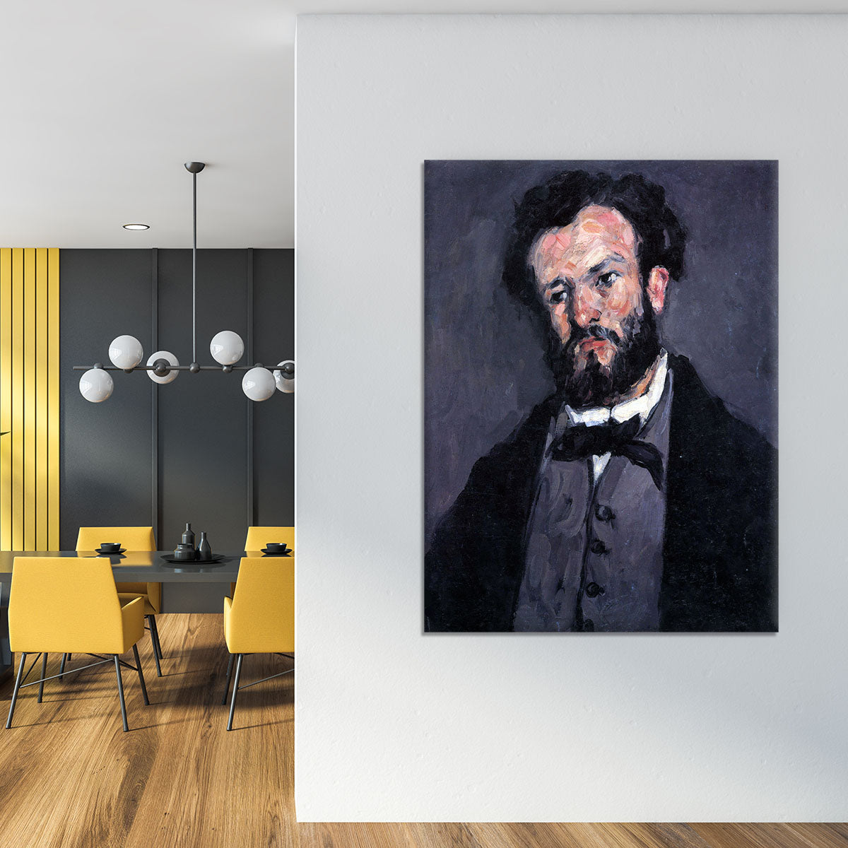 Portrait of Antony Valabrägue by Cezanne Canvas Print or Poster - Canvas Art Rocks - 4