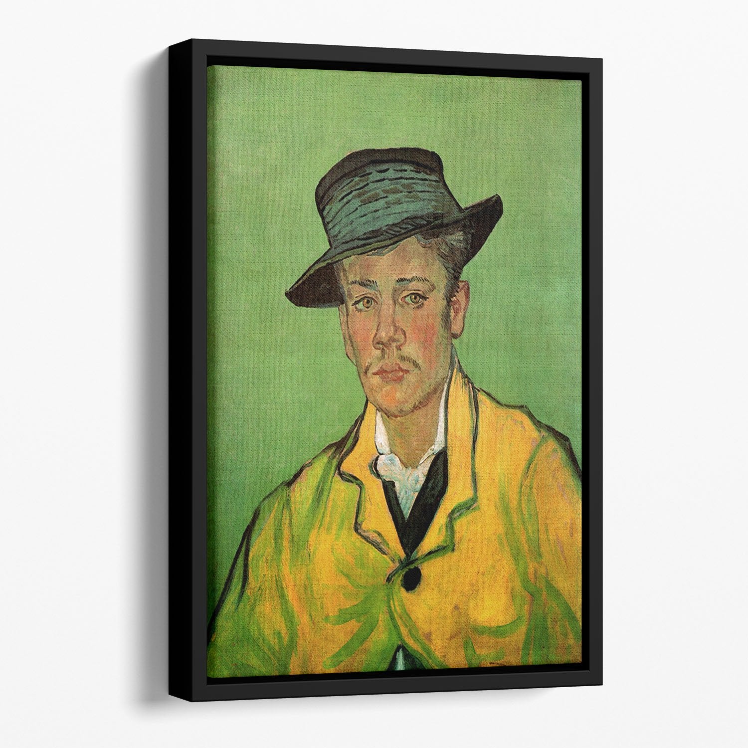 Portrait of Armand Roulin by Van Gogh Floating Framed Canvas