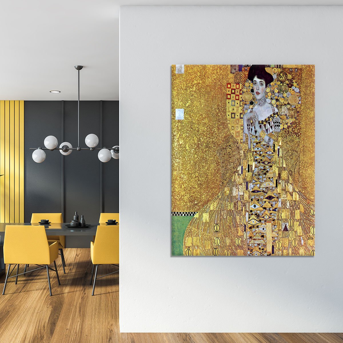 Portrait of Block Bauer 2 by Klimt Canvas Print or Poster