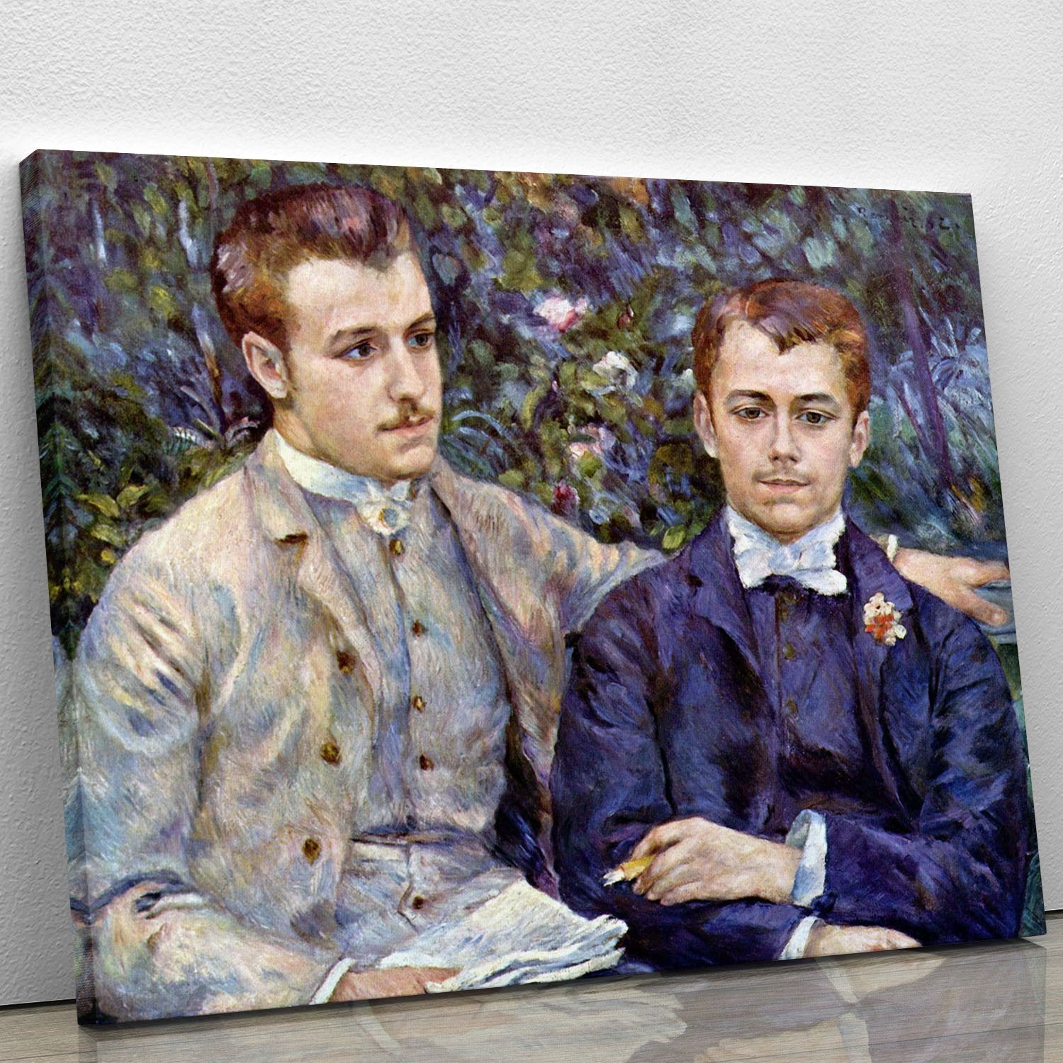 Portrait of Charles and George by Renoir Canvas Print or Poster