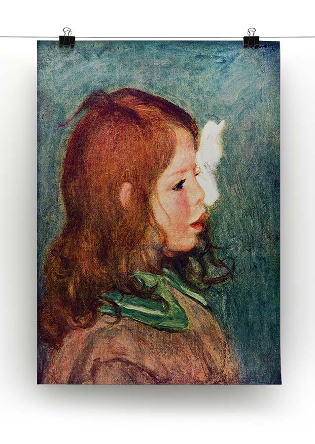 Portrait of Coco by Renoir Canvas Print or Poster - Canvas Art Rocks - 2