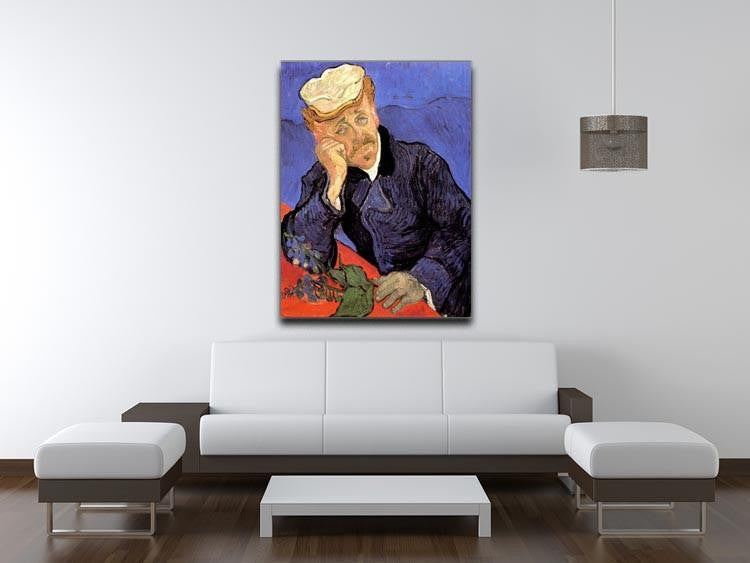 Portrait of Doctor Gachet by Van Gogh Canvas Print & Poster - Canvas Art Rocks - 4