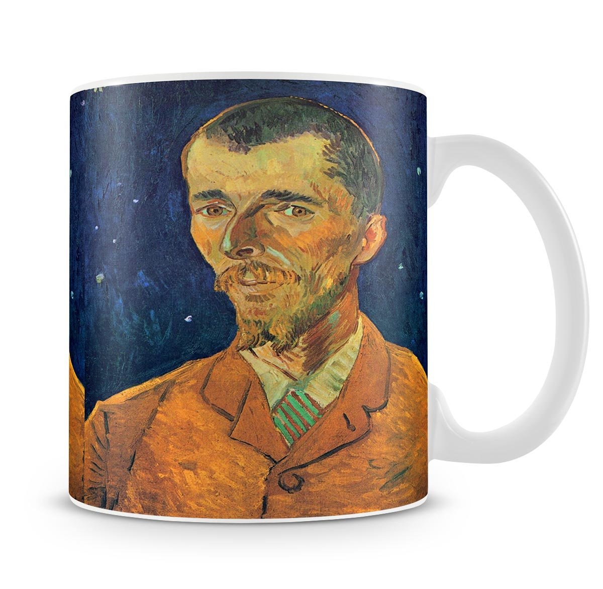 Portrait of Eugene Boch by Van Gogh Mug - Canvas Art Rocks - 4