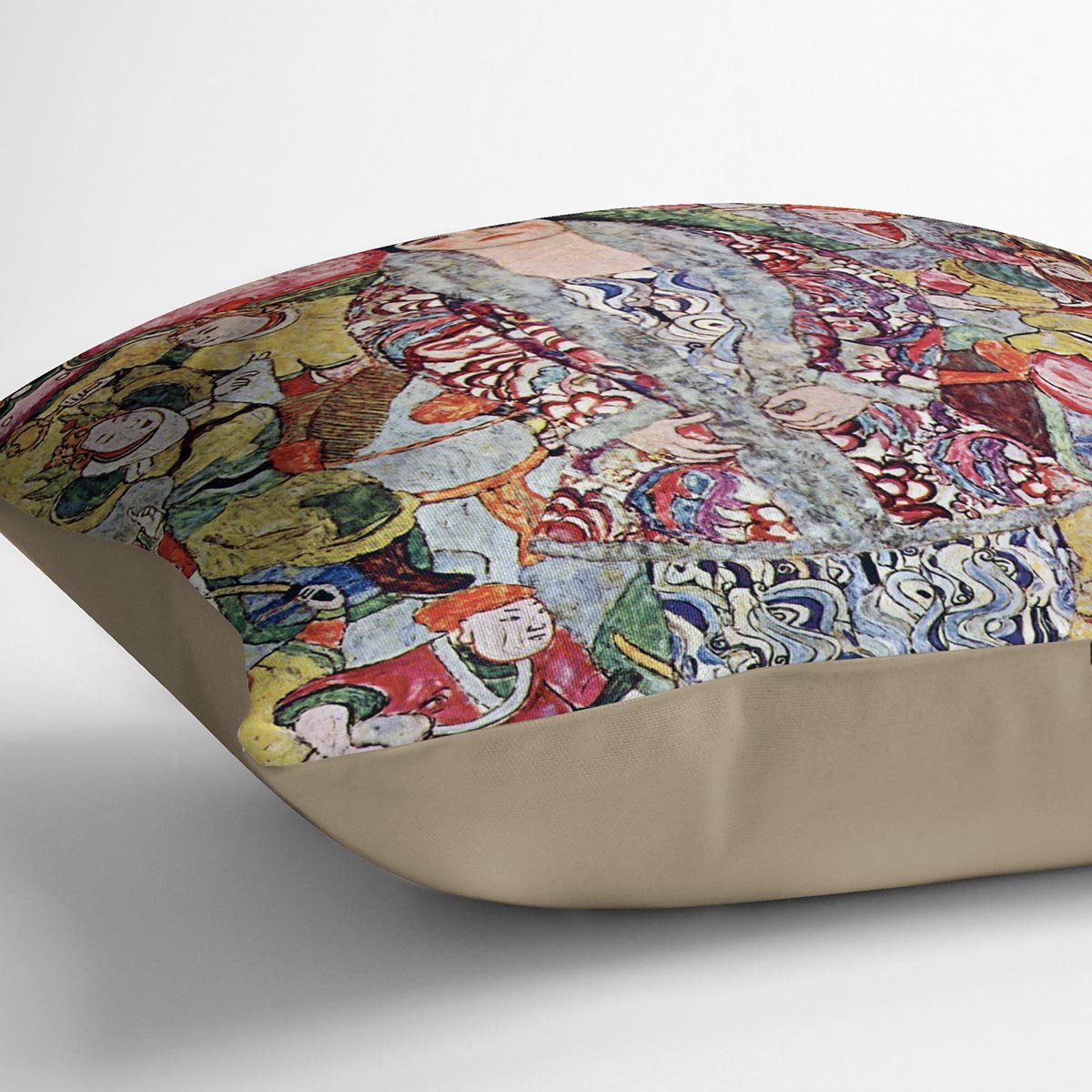 Portrait of Frederika Maria Beer by Klimt Throw Pillow