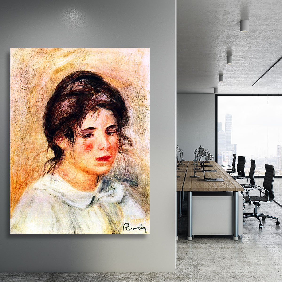 Portrait of Gabrielle by Renoir Canvas Print or Poster