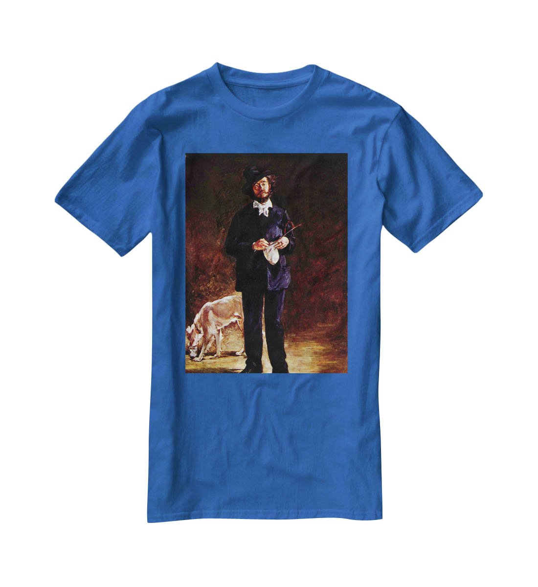 Portrait of Gilbert Marcellin Desboutin T-Shirt - Canvas Art Rocks - 2