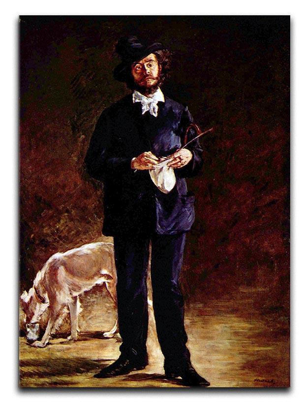 Portrait of Gilbert Marcellin Desboutin Canvas Print & Poster  - Canvas Art Rocks - 1