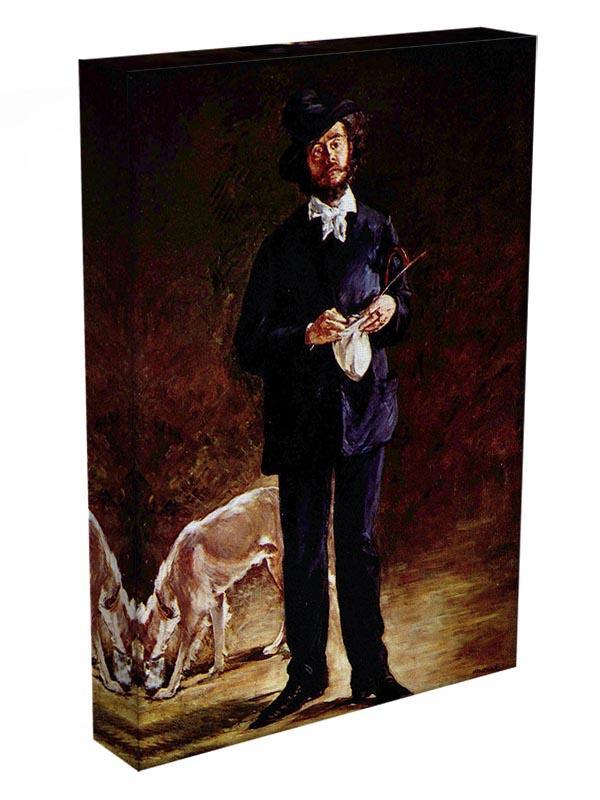 Portrait of Gilbert Marcellin Desboutin Canvas Print & Poster - Canvas Art Rocks - 3