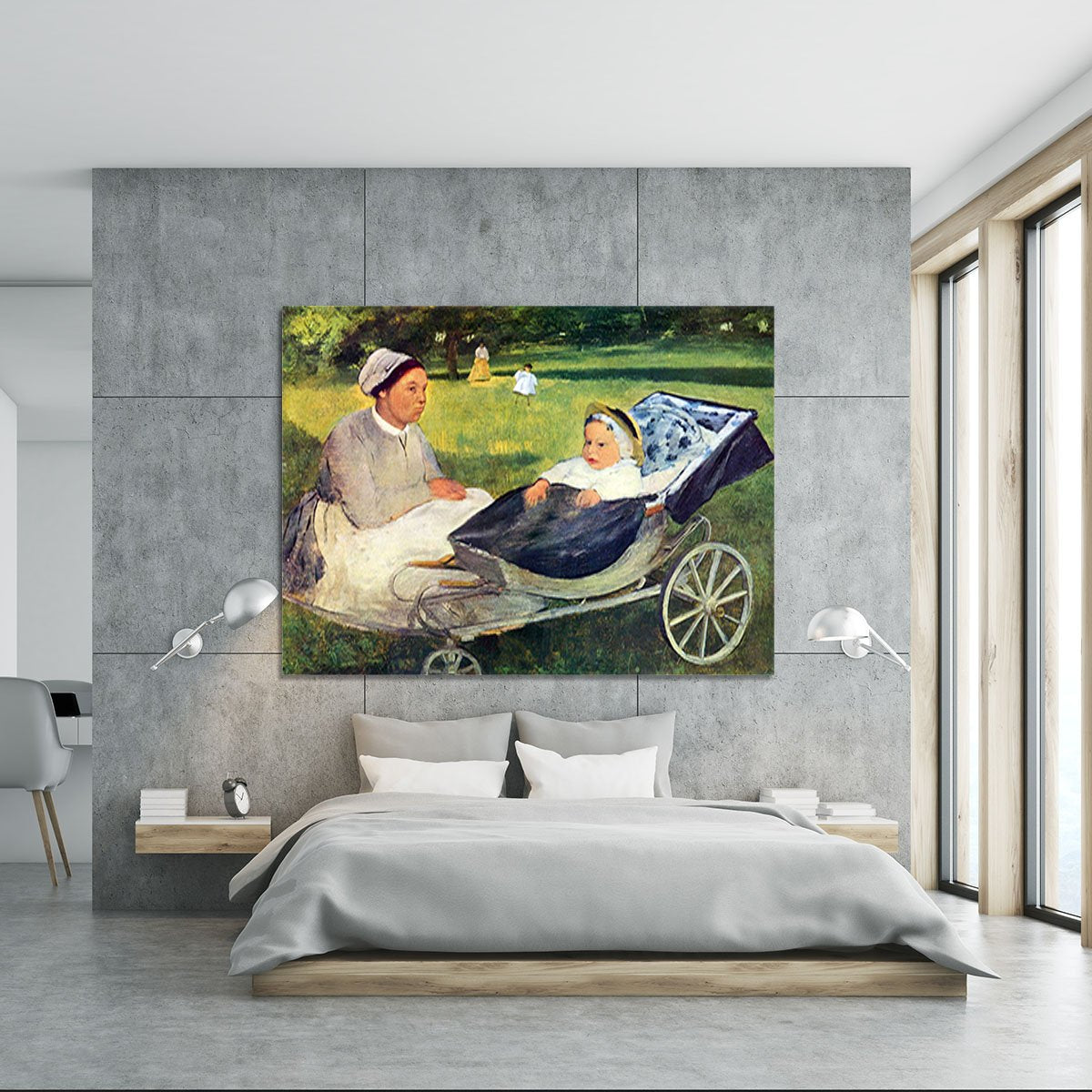 Portrait of Henri Valpincon by Degas Canvas Print or Poster