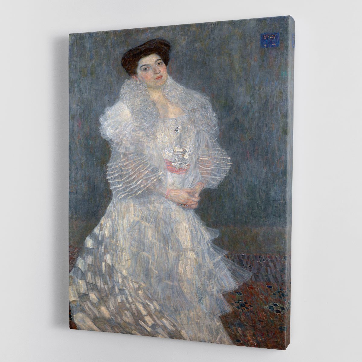 Portrait of Hermine Gallia by Klimt Canvas Print or Poster