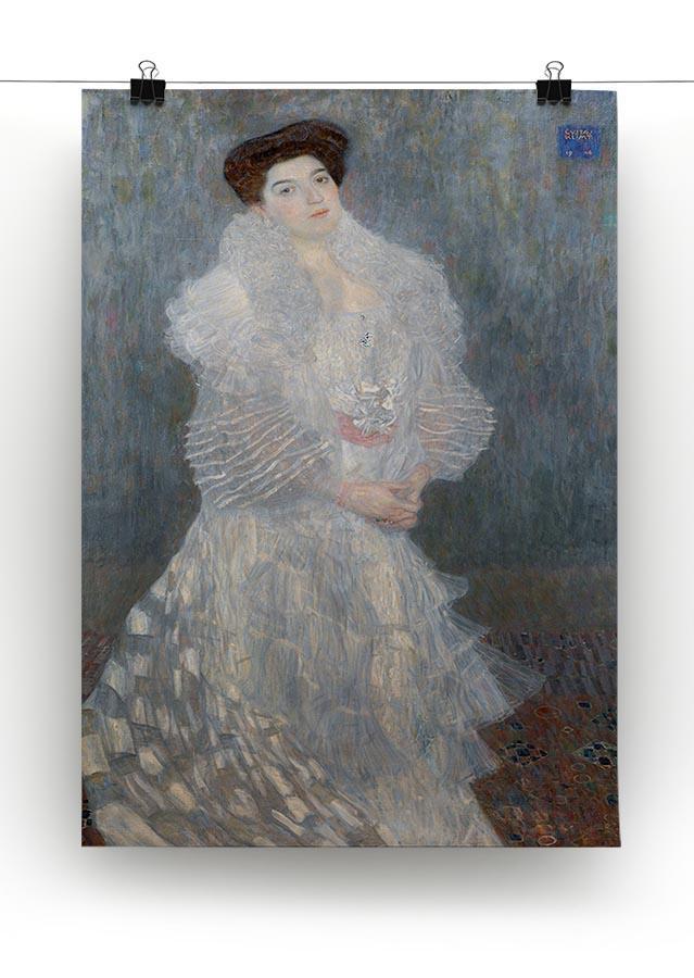Portrait of Hermine Gallia by Klimt Canvas Print or Poster - Canvas Art Rocks - 2