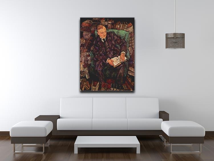 Portrait of Hugo Koller by Egon Schiele Canvas Print or Poster - Canvas Art Rocks - 4
