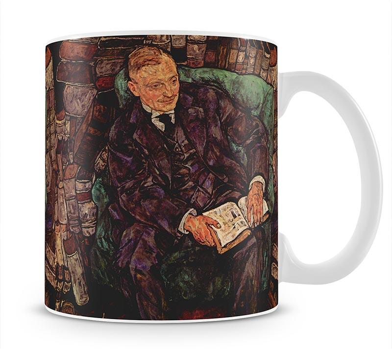 Portrait of Hugo Koller by Egon Schiele Mug - Canvas Art Rocks - 1