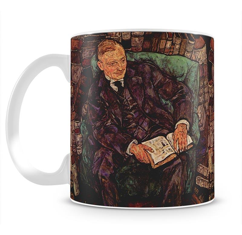 Portrait of Hugo Koller by Egon Schiele Mug - Canvas Art Rocks - 1